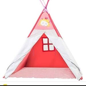 Princess Play Tent - Red and White
